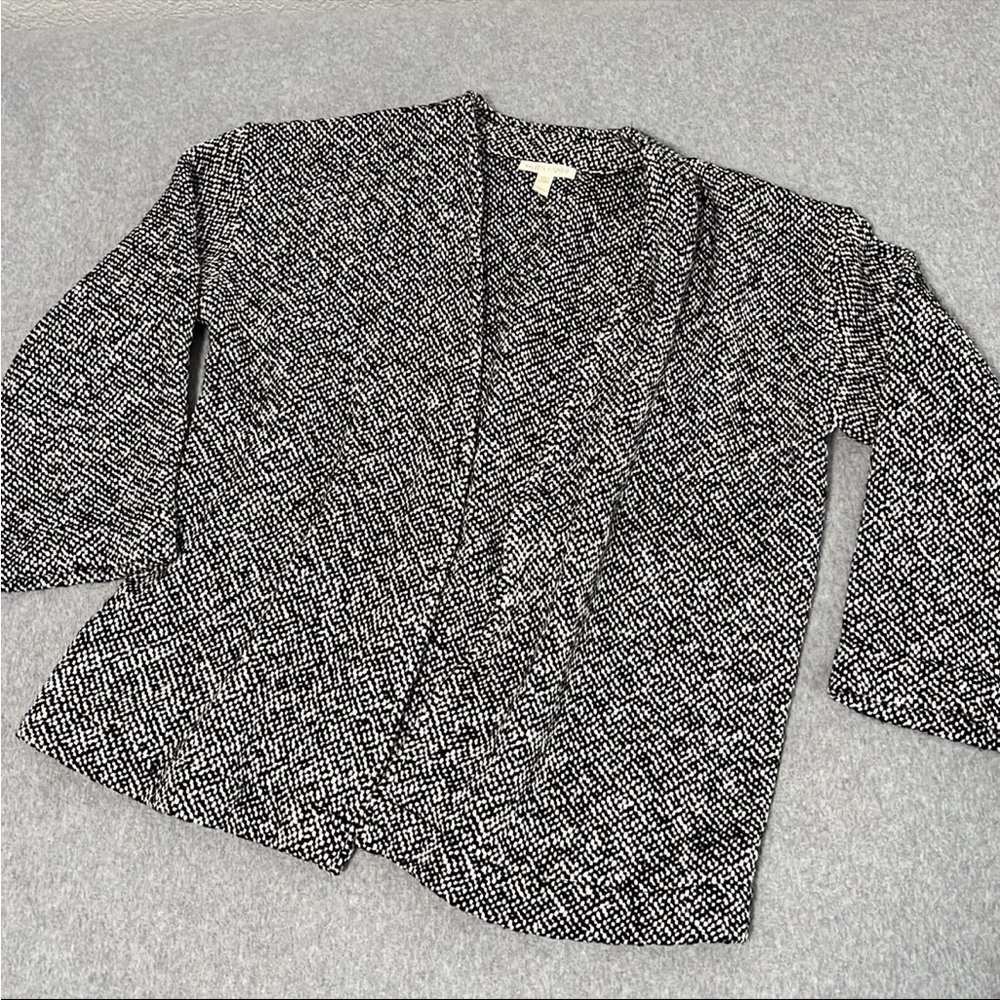 Eileen Fisher Tweed Jacket Size XXS Organic Academia Preppy Office Career - Picture 11 of 11